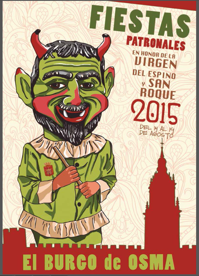 Fiestas patronales en honor a la Virgen del Espino y San Roque 2015 Burgo de Osma-Ciudad de Osma